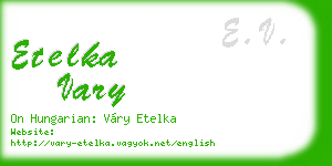 etelka vary business card